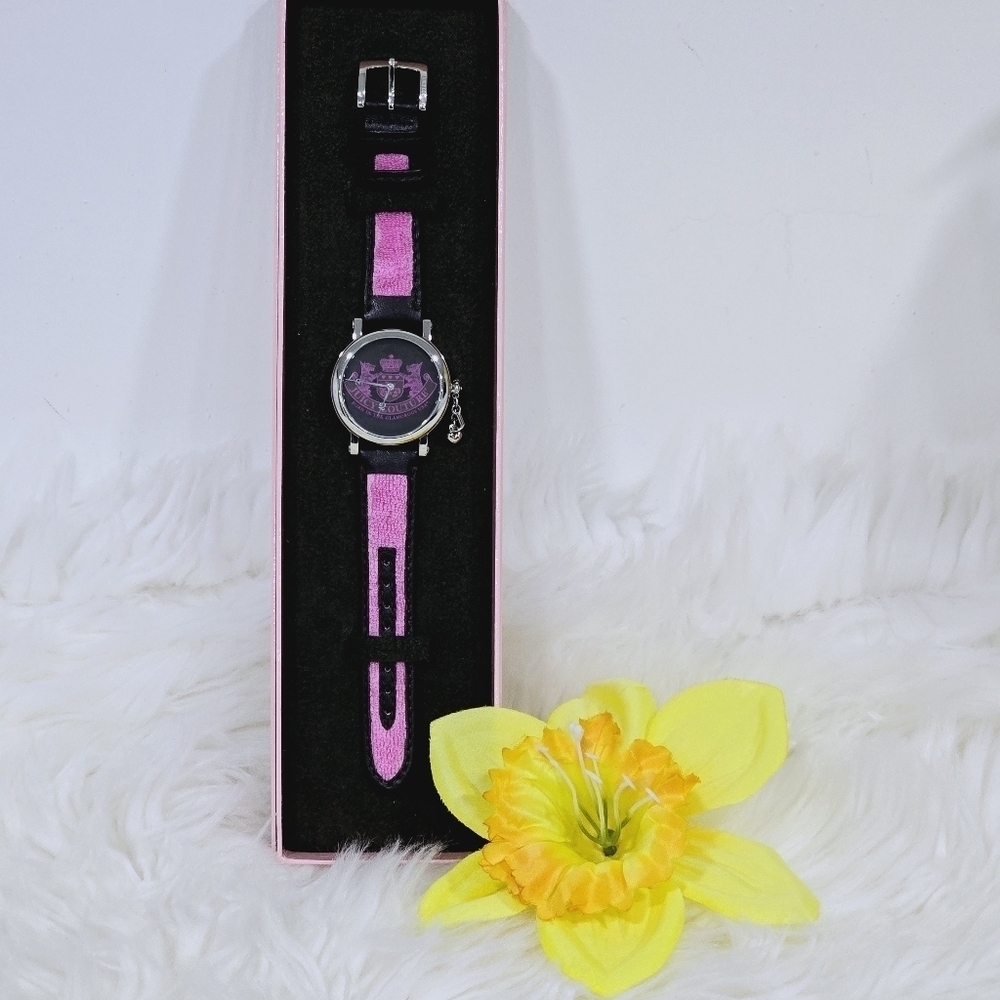 Juicy Couture watch pink and brown New